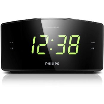 Radio cu ceas Philips AJ3400/12, FM, Digital, Alarma dubla