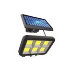 Proiector cu Panou Solar Detasabil si Reglabil Bigshot BSSLF120, Senzori de Miscare si Lumina, Impermeabil, 120 LED, Negru, Bigshot