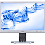 Monitor Philips Brilliance 220B1, 22 Inch LCD, 1680 x 1050, VGA, DVI, USB, Grad A-