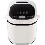 Masina de paine Moulinex OW210A30, 720 W, 3 setari, 12 programe, Timer, Alb/Negru, Moulinex