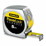 Ruleta STANLEY PowerLock carcasa ABS, 8m, 25mm latime, Stanley