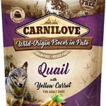 Carnilove Carnilove Dog Pouch Quail Yellow Carrot - hrana umeda fara cereale pentru caini