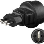 Adaptor priza Schuko - Italian Goobay, Goobay