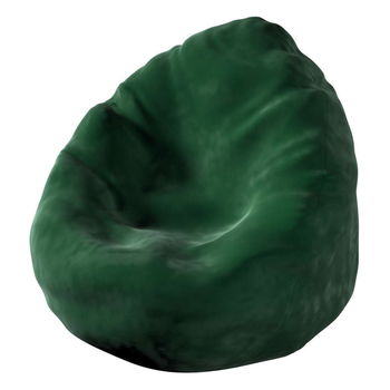 Fotoliu bean bag verde Posh Velvet - Yellow Tipi, Yellow Tipi