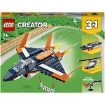 LEGO® Creator: Avion Supersonic, 215 piese, 31126, Multicolor, LEGO