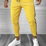 Pantaloni de trening conici galbeni B8226 P19-2.2, 