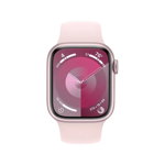 Smartwatch Apple Watch 9 GPS 41mm Carcasa Pink Aluminium Bratara Light Pink Sport - S/M, Apple