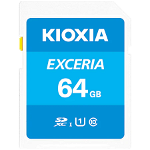 Card de memorie SD Kioxia Exceria, Compatibil UHS Speed Class 1, 64GB, LNEX1L064GG4, KIOXIA