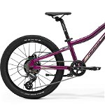 Bicicleta pentru copii Merida Matts J.20 Lila/Negru/Sampanie 2023