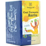 Ceai Turmeric Auriu cu Ghimbir si Cardamom Ecologic/Bio 18dz, SONNENTOR