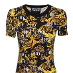 Versace Jeans Couture Metallic T-Shirts Silver, Versace Jeans Couture