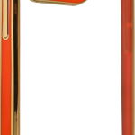 Husa de protectie telefon Hurtel pentru Apple iPhone 13 Pro Max, Fashion Gold Frame, Plastic, Rosu