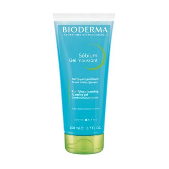 Bioderma Sébium Gel Moussant gel de curățare pentru ten gras și mixt 200 ml, Bioderma