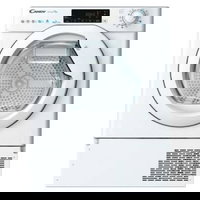 Uscator de rufe Candy incorporabil BCTD H7A1TE-S, 7 kg, Cu pompa de caldura, Wi-Fi, Display, Easy Case, Alb