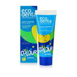 Pasta de dinti pentru copii Ecodenta Color Surprise, impotriva cariilor, 75 ml