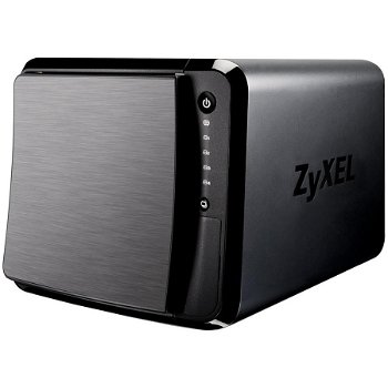 Nas Zyxel NAS542-EU0101F, 4 Bay, Dual Core, 1.2GHz, DDR3 1Gb, 3 porturi USB, Zyxel