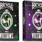 Carti de joc - Bicycle Disney Villains Green Purple, USPCC