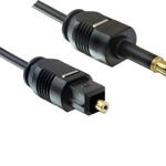 Kabel PremiumCord Jack 3.5mm - Toslink Mini 3m czarny (kjtos2-3), PremiumCord