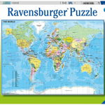Puzzle harta lumii 200 piese ravensburger , Ravensburger