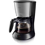 Cafetiera Philips Daily Collection HD7462/20, 1000 W, 1.2 l, 2-15 cesti, Sistem Anti-picurare, Sistem Aroma twister, Negru/Inox, Philips