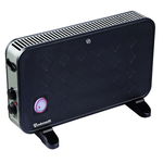 Convector Electric Cu 2000w, 2 Trepte De Putere 1250w/2000w, Protectie La Supraincalzire, Design Modern, Termostat Reglabil, Siguranta Termica, Indicator Luminos, Manere De Transport Incorporate, Negru, Hausberg