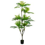 Copac artificial, Areca cu ghiveci D4302, 200cm, verde, 