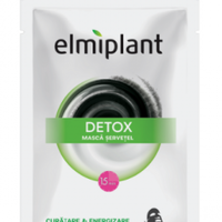 Masca servetel energizanta cu carbune Detox, 20ml - Elmiplant, Elmiplant Masca servetel energizanta cu carbune Detox, 20ml - Elmiplant, Elmiplant