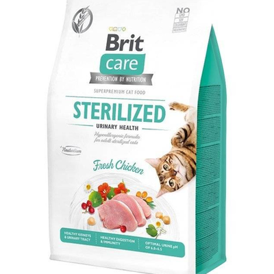 Hrana uscata pentru pisici Brit Care GF Sterilized Urinary Health 7 kg, Brit Care