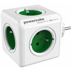 Prelungitor cubic Allocacoc, Powercube by 5 prize, alb/verde
