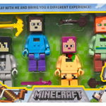 Set 4 figurine Minecraft, oem