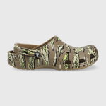 Crocs papuci Classic Printed Camo Clog bărbați, culoarea verde, 206454 206454.260-260, Crocs
