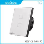 Intrerupator inteligent BroadLink dublu wireless cu touch tc2-eu220v