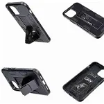 Husa Antisoc Magnetica Premium Forcell Defender cu Suport Telefon pentru Iphone 12 Mini, Neagra, Forcell