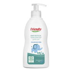 Detergent pentru vase si biberoane fara parfum, Friendly Organic, 300 ml, Friendly Organic
