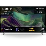 Sony Televizor Sony Bravia LED 55X85L, 139 cm, Smart Google TV, 4K Ultra HD, 100Hz, Clasa F (Model 2023), Sony