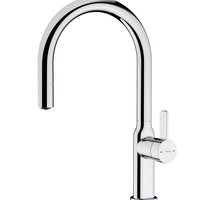 Baterie bucatarie Teka Oval 9381  dus extractibil  crom, Teka