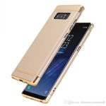 Husa Samsung Galaxy Note 8, Elegance Luxury 3in1 Auriu, MyStyle