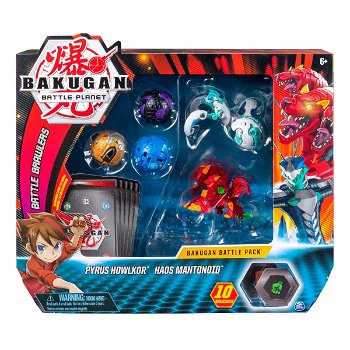 Set 5 Bakugan Battle Planet, Aquos Nobilious, Darkus Krakelios, 20115153