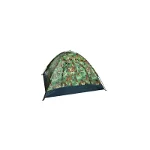 Cort camping, 4 persoane, impermeabil, cu husa, camuflaj, 190x190x125 cm, Malatec , IsoTrade