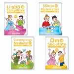 Set 4 caiete, A4, pe domenii, grupa mijlocie 4-5 ani (Autor L.Culea) - Aprobat Ministerul Educației, edituradiana.ro