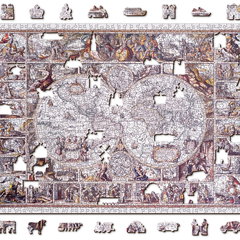 Epoca de explorare harta XL, Puzzle 3D Wooden City