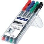 Marker CD/DVD Staedtler cu 4 culori / set ST-310-CDS-WP4