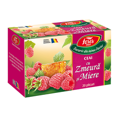 Ceai cu zmeura si miere, 20 plicuri, Fares, FARES