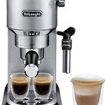 Espressor manual DE LONGHI Dedica Style EC 685.M, 1.1l, 1350W, 15 bar, sistemul Cappuccino, argintiu