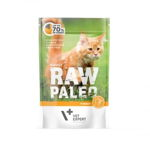 Hrana umeda pentru pisici RAW PALEO Adult, curcan, 100 g
