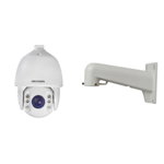 Camera supraveghere IP Speed Dome Hikvision DS-2DE7425IW-AE, 4 MP, IR 150 m, 4.8 - 120 mm, 25x + suport, auto tracking, HikVision