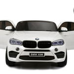 Masinuta electrica BMW X6 M XXL White cu doua locuri si telecomanda 2.4 Ghz, BMW