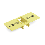 Protective warning marker; yellow, Wago