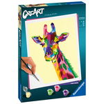 Carte de colorat Girafa CreArt, Ravensburger