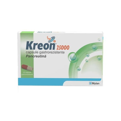 Kreon 25.000 300 mg, 20 capsule gastrorezistente